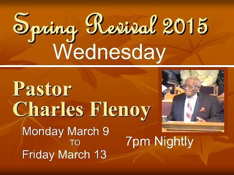 Charles Flenoy  - Shiloh Wednesday Spring Revival 2015 -  John 13:4–5