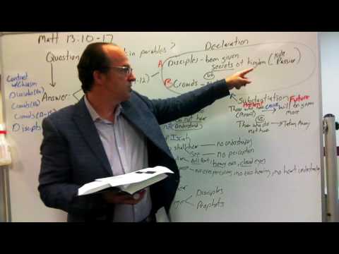 Interpretation of Matthew 13:10 17 The Meaning of Jesus' Use of Parables