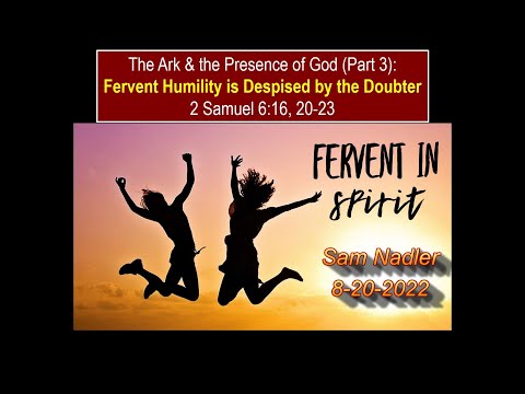 8-20-2022 / 2 Samuel 6:16, 20-23
