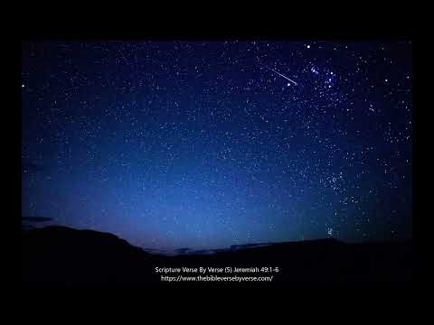 Scripture Verse By Verse (5) Jeremiah 49:1-6
