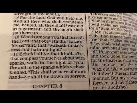 Understanding Isaiah 50:10-11/2 Nephi 7:10-11