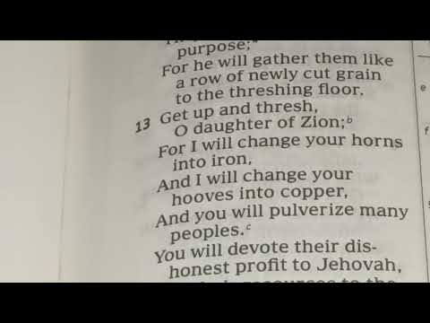 Micah 4:9+10 you will go as far as to Babylon there Jehovah will buy you back from the hands of