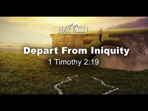 Depart From Iniquity | 2 Timothy 2:19 | Prayer Video