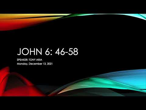 John 6: 46-58