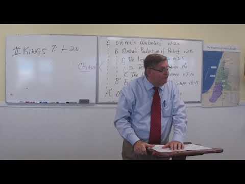 2 Kings 7:1-20 - Dr. Tommy Smith | Sunday School - July 31, 2022