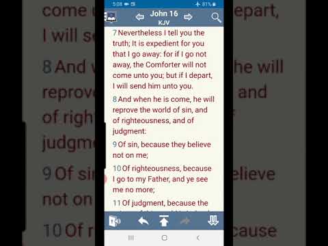 john 16:6-15 the comforter, the reproof, the revelation of the inheritance