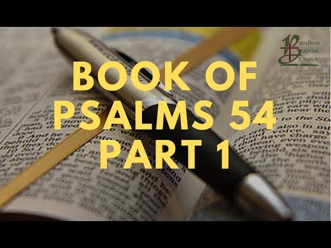 BBC Thursday Bible Study Fellowship (Psalm 54:1-3) - February 24, 2022