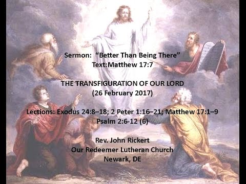 Matthew  14:7 Better Than Being There