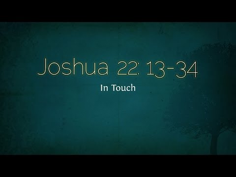 Joshua 22:13-34