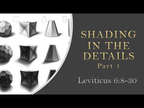Leviticus 6:8-30 | Shading in the Details, Pt. 1
