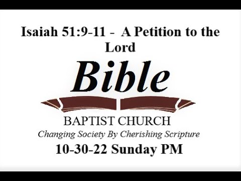Isaiah 51:9-11 - A Petition to the Lord