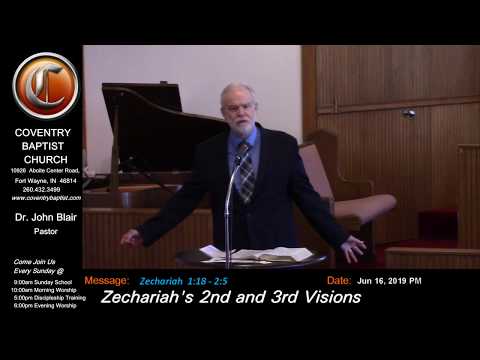[Zechariah  1:18 - 2:5]  Zechariah's 2nd and 3rd Visions