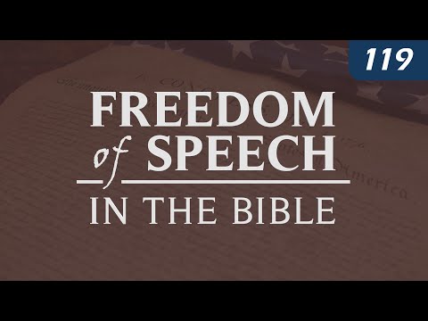 Freedom of Speech in the Bible