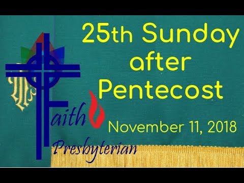 25th Sunday after Pentecost, November 11, 2018, Micah 1:3-5; 5:2-5a; 6:6-8