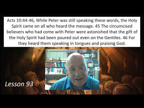 Acts 10:44-46 Lesson 93 July 28, 2022