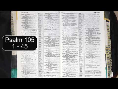 Holy Bible - Psalm 105 : 1 - 45