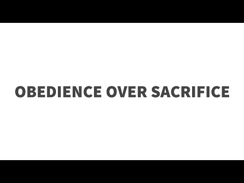 Proverbs 21:3 | Obedience Over Sacrifice