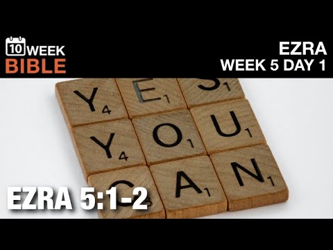 Haggai & Zechariah the Prophets | Ezra 5:1-2 | Week 5 Day 1 Study of Ezra