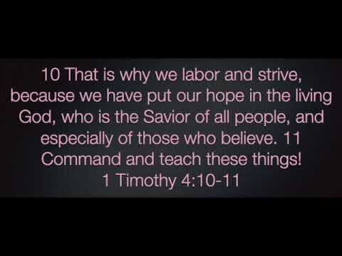 1 Timothy 4:10-11 - SD 480p
