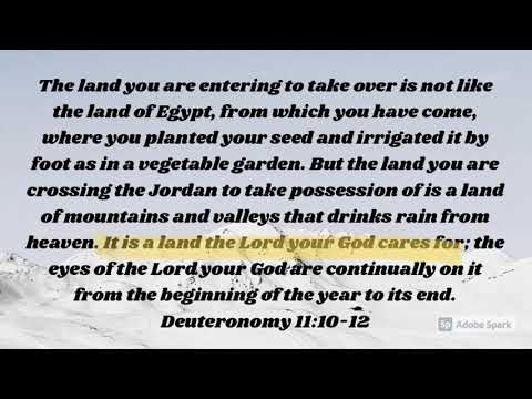 Deuteronomy 11:10-12