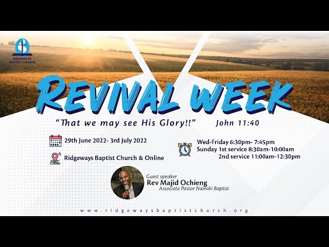 The Experience of His Glory | Isaiah 6:1-13 | 01.07.2022