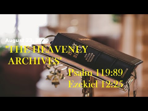 August 23, 2020 | Word of God: Psalm 119:89 | Ezekiel 12:25 | Apostle Dr. Evelyn Rivera | YGGKC