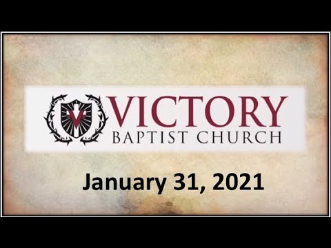 VBC - January 31, 2021 - A Self Evaluation - Philippians 3:10-14 - Dr. Earl Hammons
