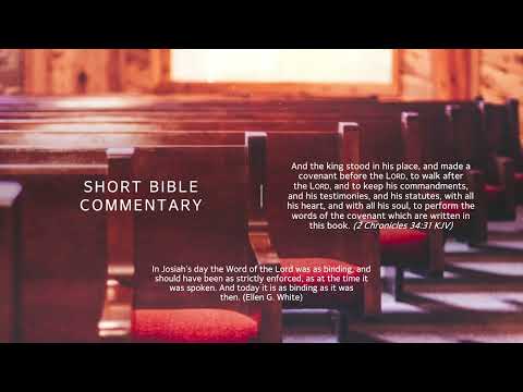 2 Chronicles 34:31 - Short Bible commentary