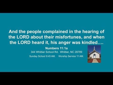 11/20/22.  Numbers 11:1-6 and 31-34.  What Can We Do to Contradict the Sin of Ingratitude?