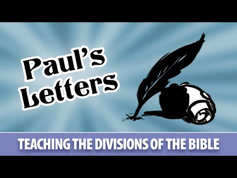 Teaching the Divisions of the Bible: Paul's Letters | Sunday School Solutions