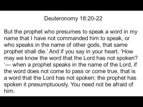 05 Deuteronomy 18:20-22