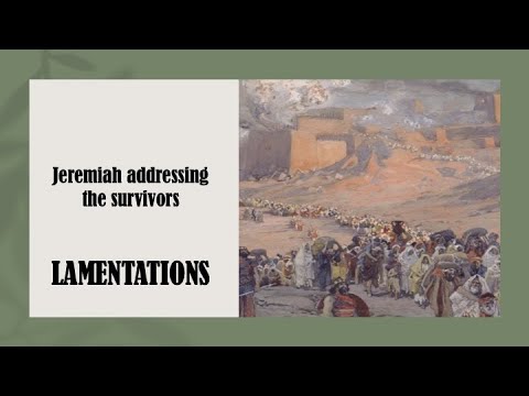 Lamentations 3:28-30 (pt 5)