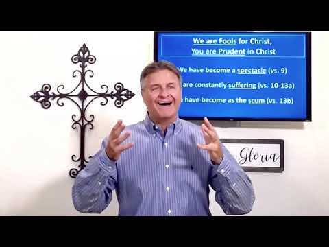 We are Fools for Christ, You are Prudent in Christ (1 Corinthians 4:9-13) Andrew Vuksic