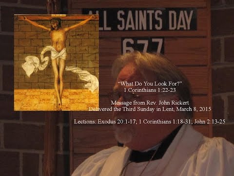 What Do You Look For 1 Corinthians 1:22-23