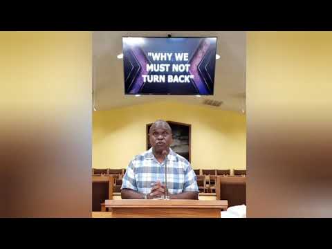Bible Study-08/11/21
"Why we must not turn back"
Scipture: Jude 1:5-8,Pastor Ronnie Bullard