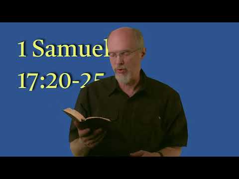1 Samuel 17:20-25 David Arrives with Supplies