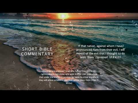 Jeremiah 18:8 - Short Bible commentary