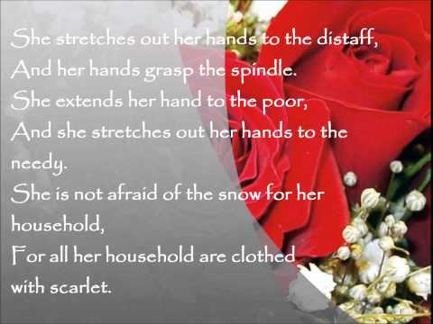 Daily Bread: Proverbs 31:10-31 (NASB)