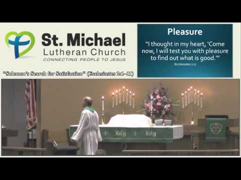 Chasing The Wind "Solomon’s Search for Satisfaction" (Ecclesiastes 2:1–11)