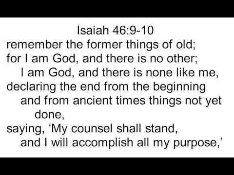 23 Isaiah 46:9-10
