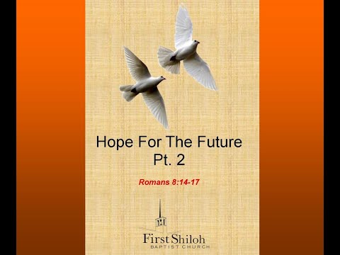 Hope For The Future Pt 2     Romans 8:14-17   5-31-2020