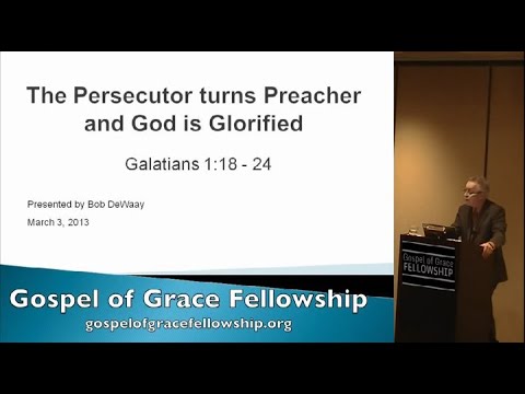 The Persecutor Turns Preacher and God is Glorified (Galatians 1:18-24)