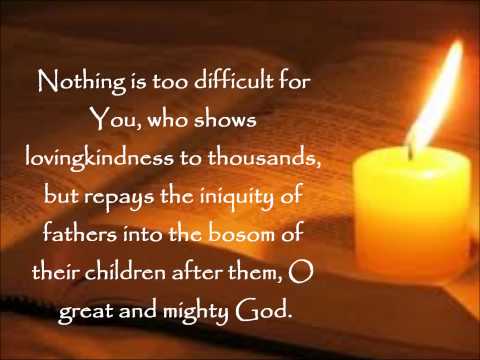 Daily Bread:Jeremiah 32:17-20 (NASB)