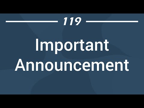 Important Announcement! - 119 Ministries