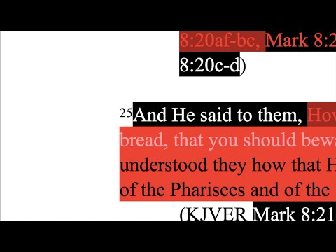 317. Doctrine of the Pharisees & Sadducees. Matthew 16:11-12, Mark 8:21