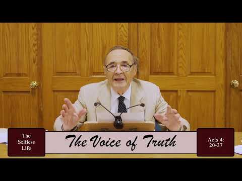 2020 - Jan - The Selfless Life, Acts 4:20-37