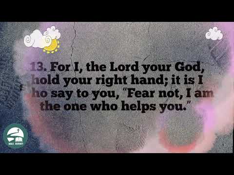 Fear Not:  Isaiah 41:10‭-‬14 