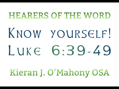 Luke 4:39-49: Know yourself!
