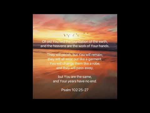 Psalm 102:25-27