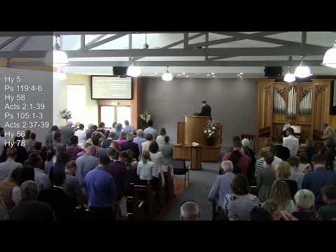 12.12.2021, Rev W Bredenhof, ~ baptism Charlotte Bryar Lee ~ Acts 2:37-39